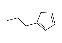 PropylCyclopenta-1,3-diene structure