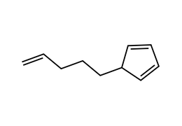 5-(Pent-4-en-1-yl)cyclopenta-1,3-diene structure