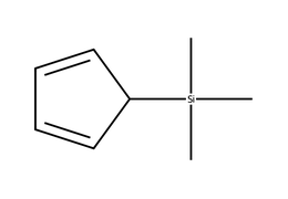 TrimethylsilylCyclopenta-1,3-diene structure